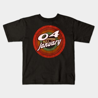 4 January Kids T-Shirt